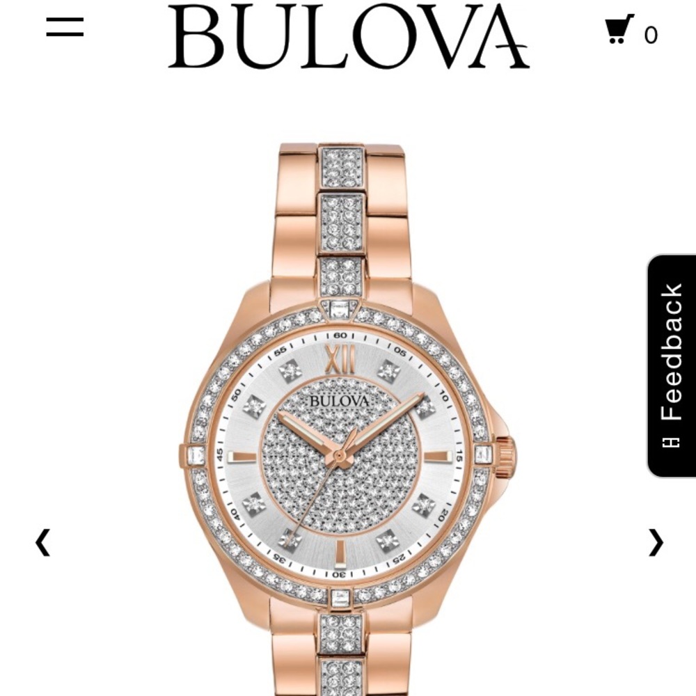 Bulova diamond watch
